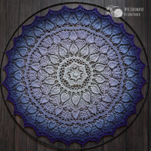 Zaczarowany Gaj - mandala - wzór na obręcze 100cm