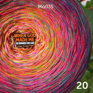 Motek melanż ombre Mo035